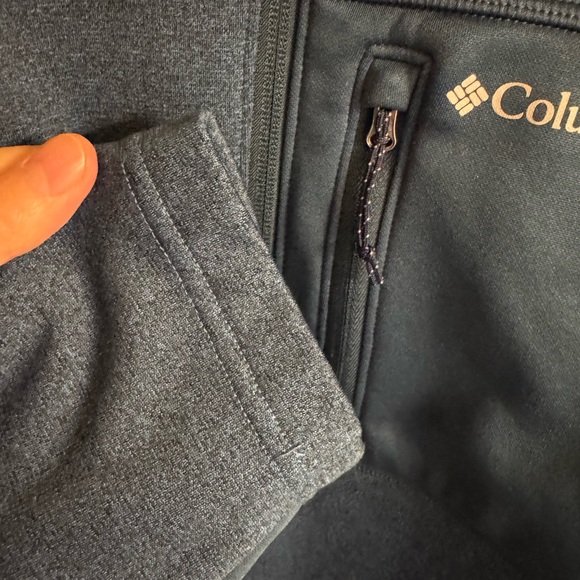 Men’s Columbia pullover, 1/4 zip, color teal, size L, excellent used condition - Picture 9 of 16